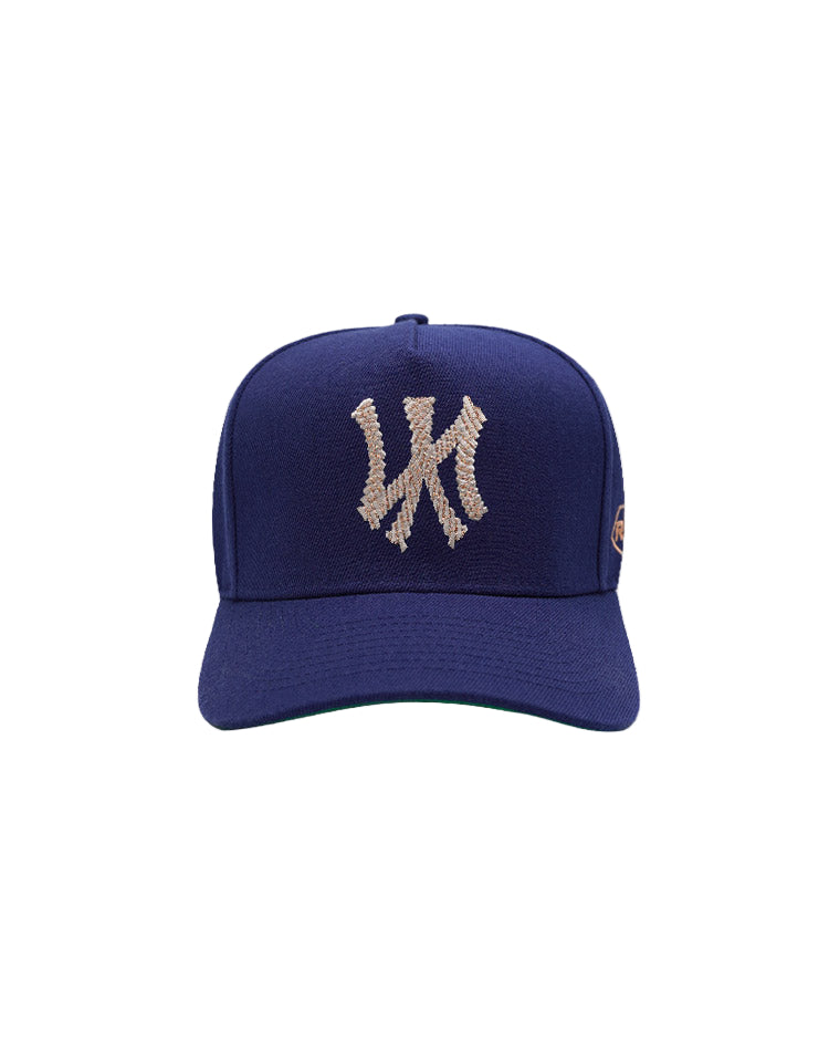 RUMORZ NY CHAIN ROSÉGOLD UPSIDE DOWN RMZ CAP NAVY