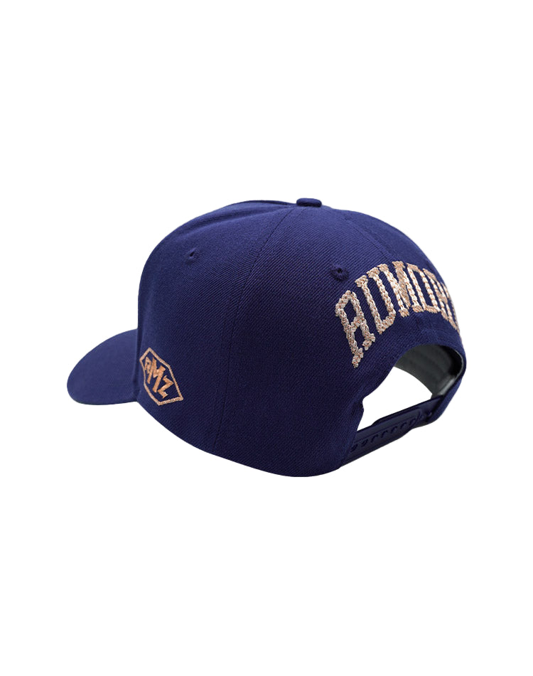 RUMORZ NY CHAIN ROSÉGOLD UPSIDE DOWN RMZ CAP NAVY