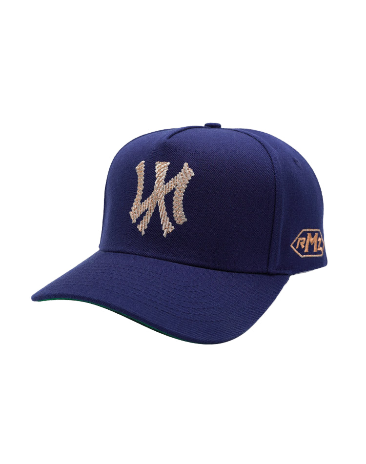 RUMORZ NY CHAIN ROSÉGOLD UPSIDE DOWN RMZ CAP NAVY