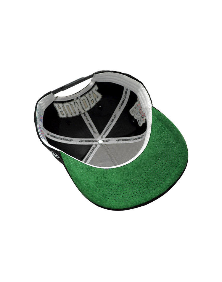 RUMORZ NY CLASSIC UPSIDE DOWN RMZ CAP BLACK SUEDE