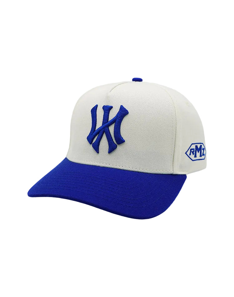 RUMORZ NY CLASSIC UPSIDE DOWN RMZ CAP CREAM BLUE