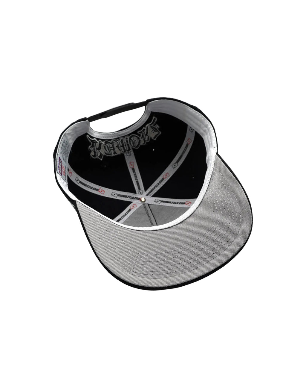 NY OG UPSIDE DOWN RMZ CAP BLACK-WHITE