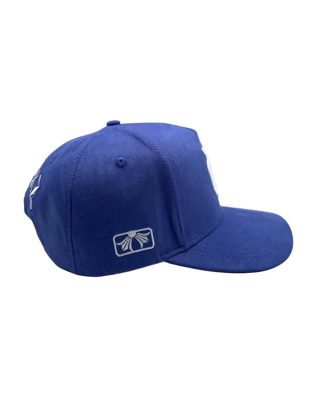 NY OG UPSIDE DOWN RMZ CAP WASHED BLUE SUEDE