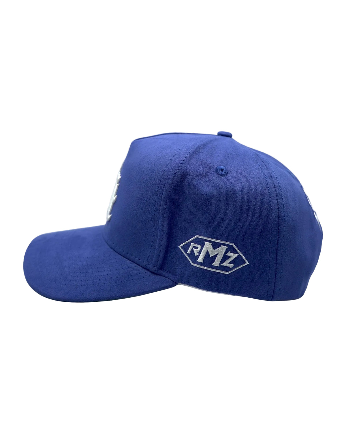 NY OG UPSIDE DOWN RMZ CAP WASHED BLUE SUEDE