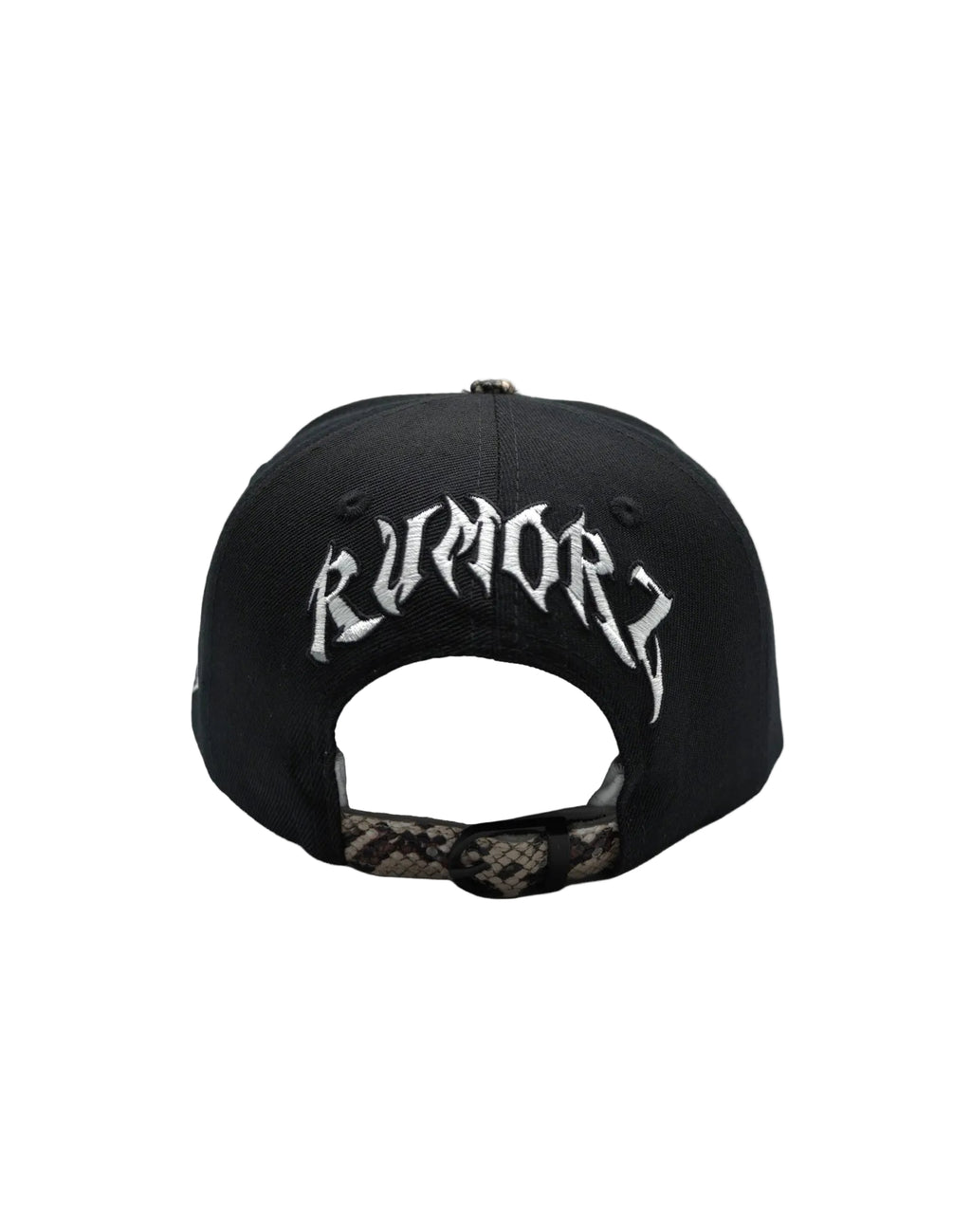 RUMORZ NY SNAKE UPSIDE DOWN RMZ CAP BLACK