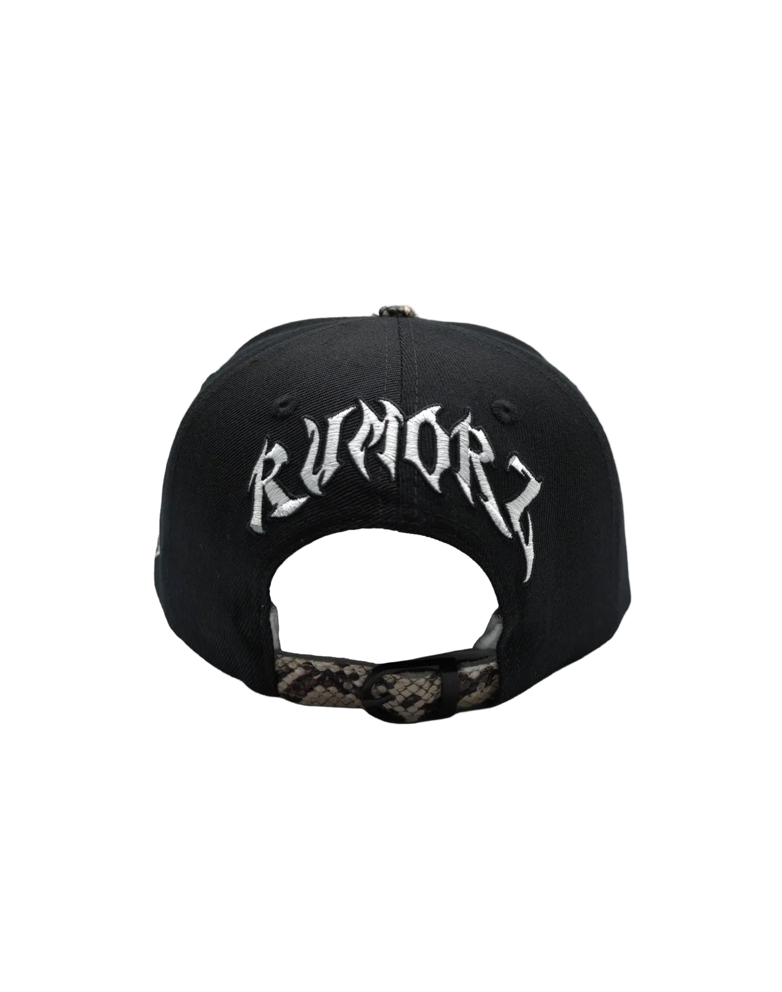 RUMORZ NY SNAKE UPSIDE DOWN RMZ CAP BLACK