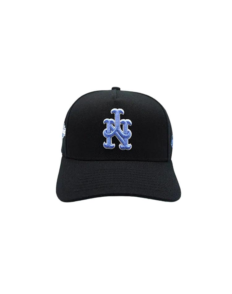 RUMORZ NYM CLASSIC UPSIDE DOWN RMZ CAP BLACK-BABY BLUE