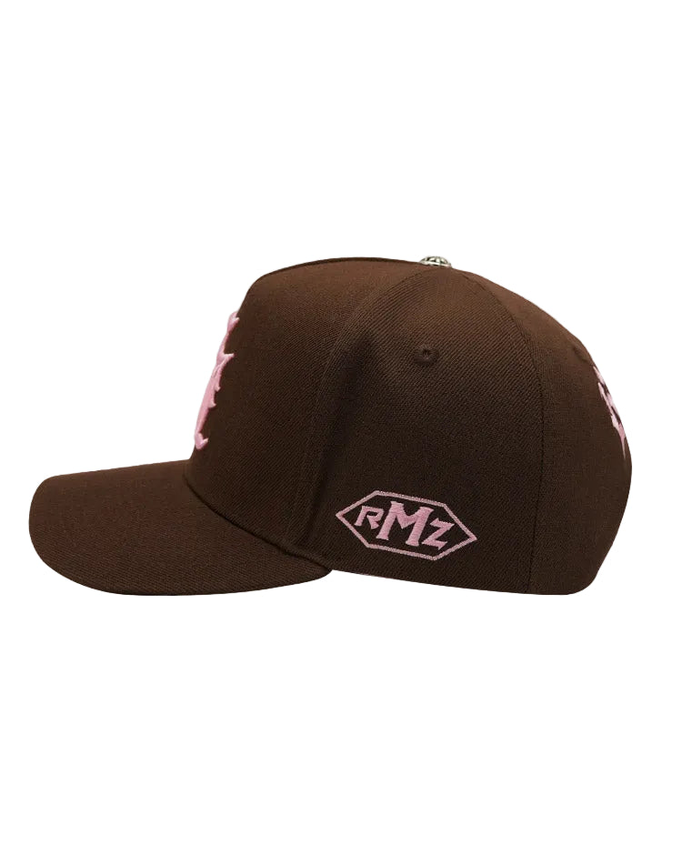 RUMORZ LA OG UPSIDE DOWN RMZ CAP BROWN-PINK