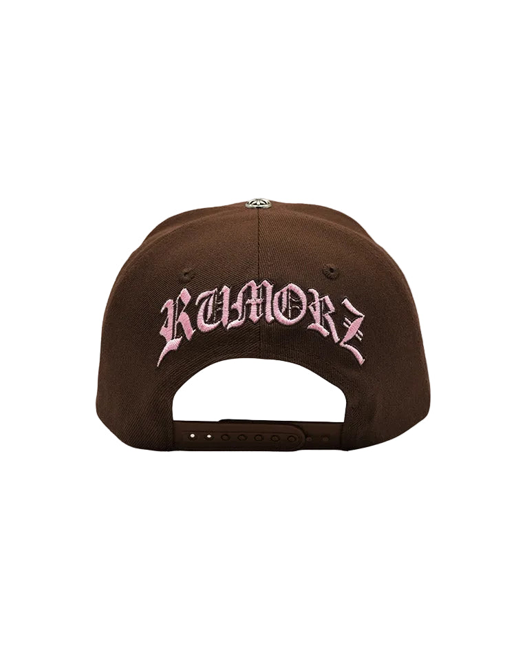 RUMORZ LA OG UPSIDE DOWN RMZ CAP BROWN-PINK