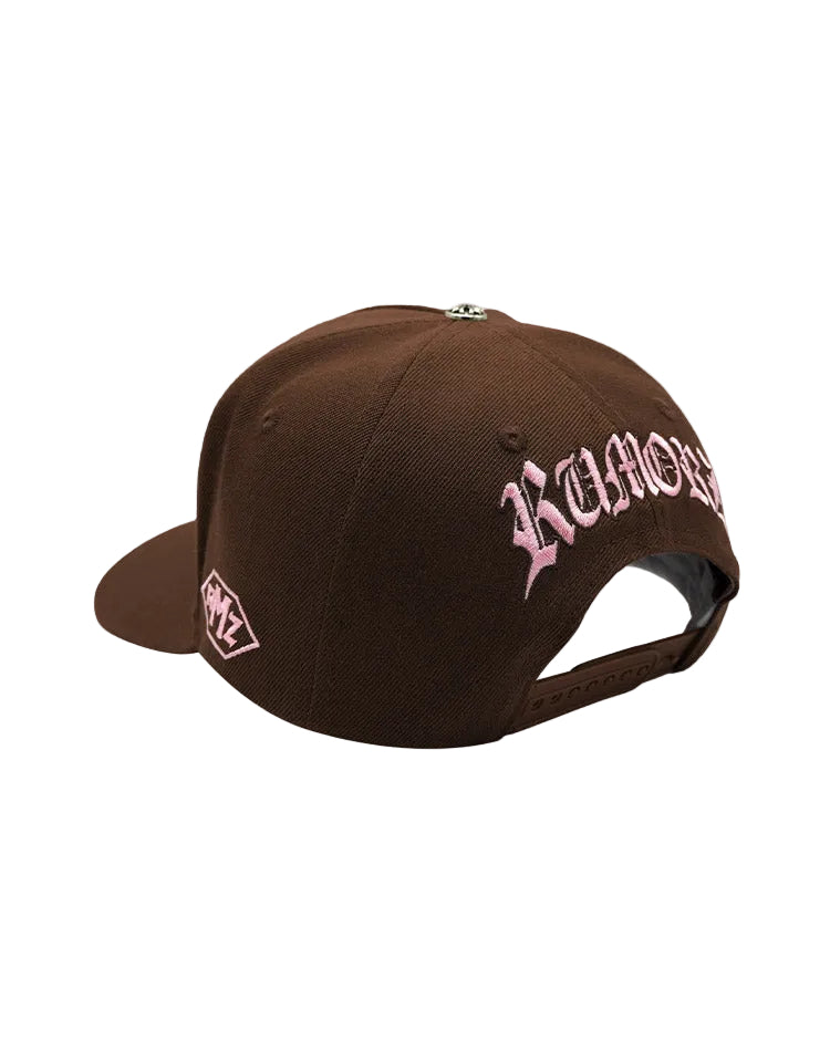 RUMORZ LA OG UPSIDE DOWN RMZ CAP BROWN-PINK