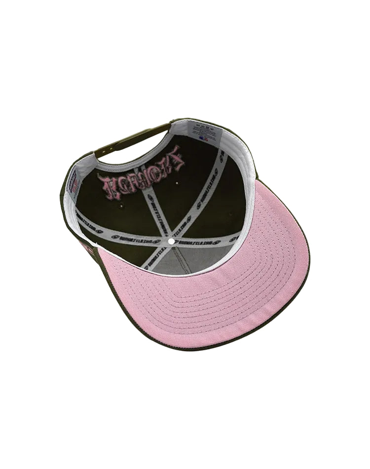 RUMORZ LA OG UPSIDE DOWN RMZ CAP KHAKI-PINK