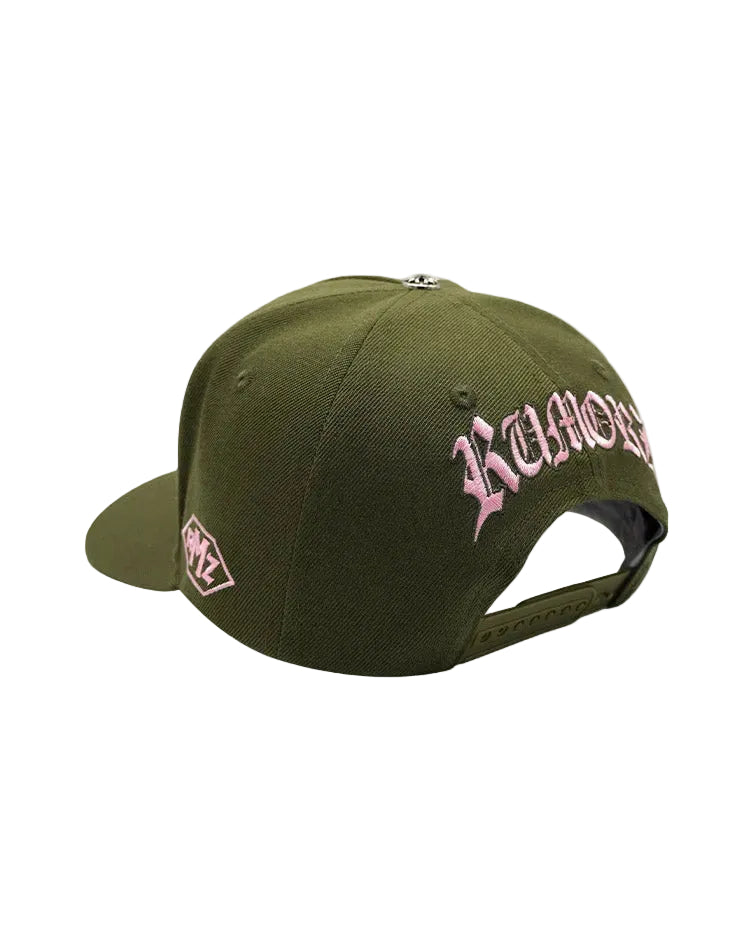 RUMORZ LA OG UPSIDE DOWN RMZ CAP KHAKI-PINK