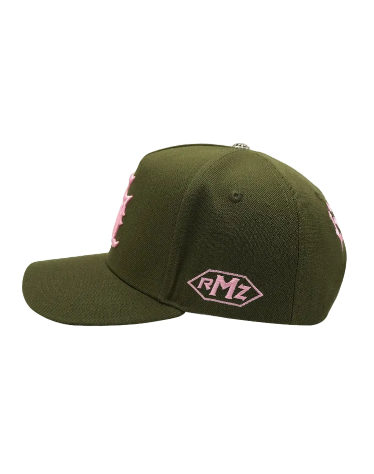 RUMORZ LA OG UPSIDE DOWN RMZ CAP KHAKI-PINK