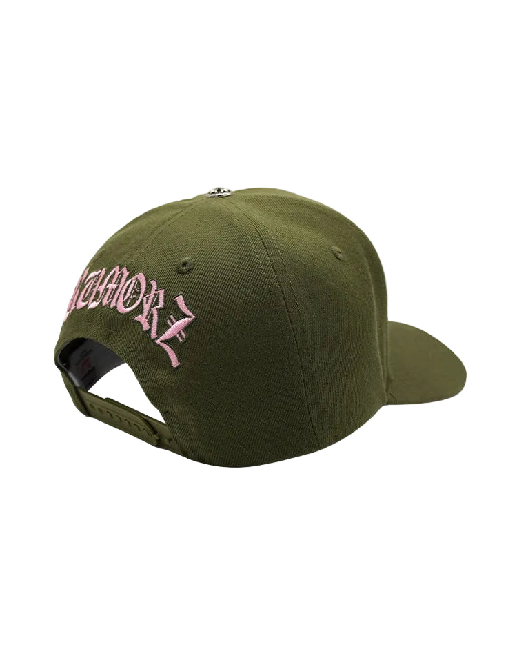 RUMORZ LA OG UPSIDE DOWN RMZ CAP KHAKI-PINK