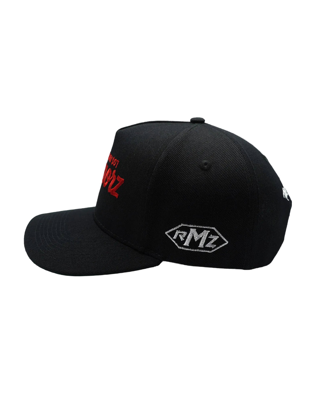 RUMORZ VINTAGE HLYW UPSIDE DOWN RMZ CAP BLACK-RED