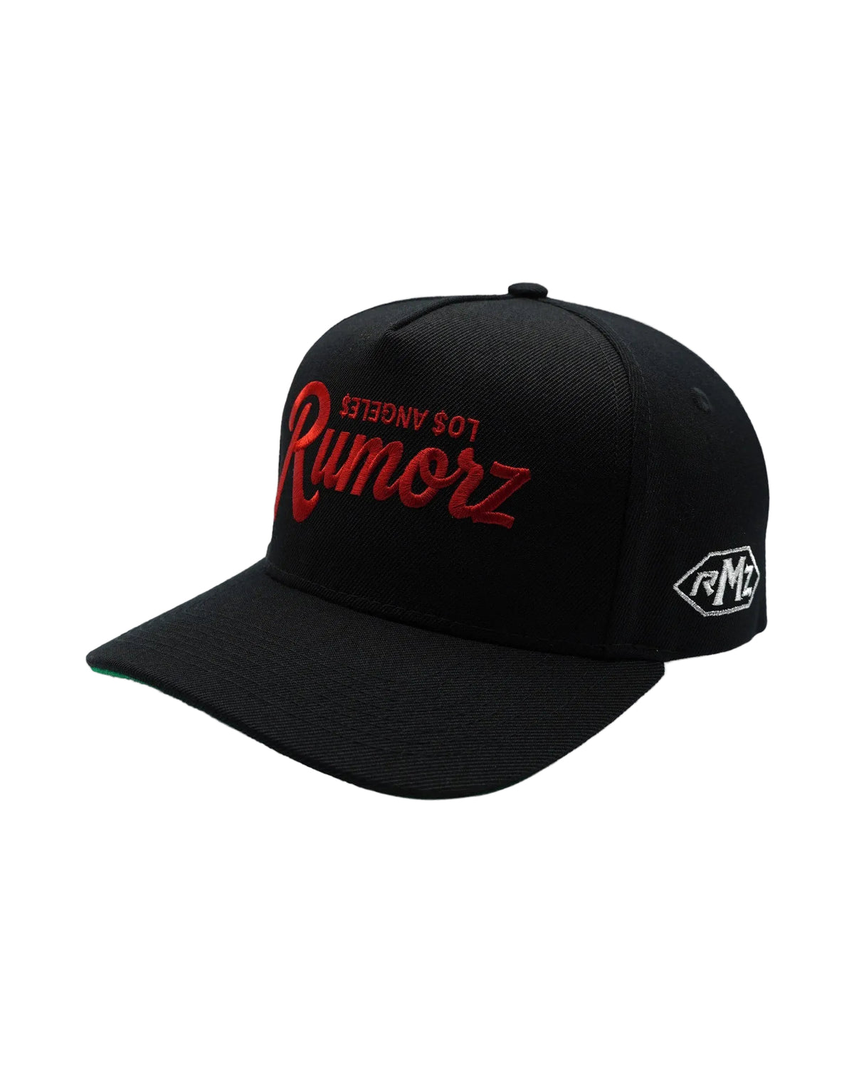 RUMORZ VINTAGE HLYW UPSIDE DOWN RMZ CAP BLACK-RED