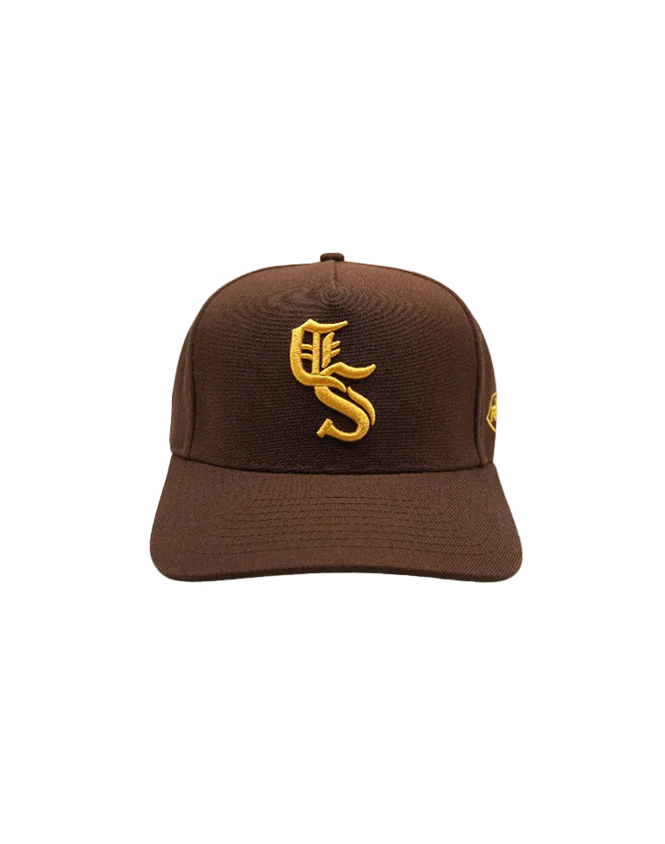 RUMORZ SD CLASSIC UPSIDE DOWN RMZ CAP BROWN-GOLD