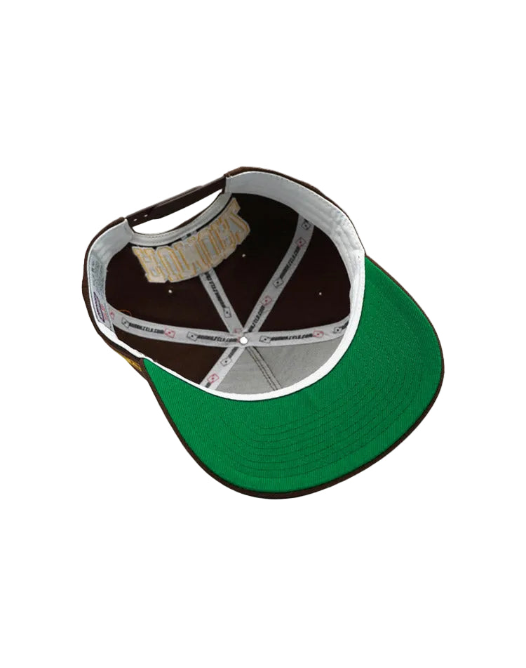 RUMORZ SD CLASSIC UPSIDE DOWN RMZ CAP BROWN-GOLD