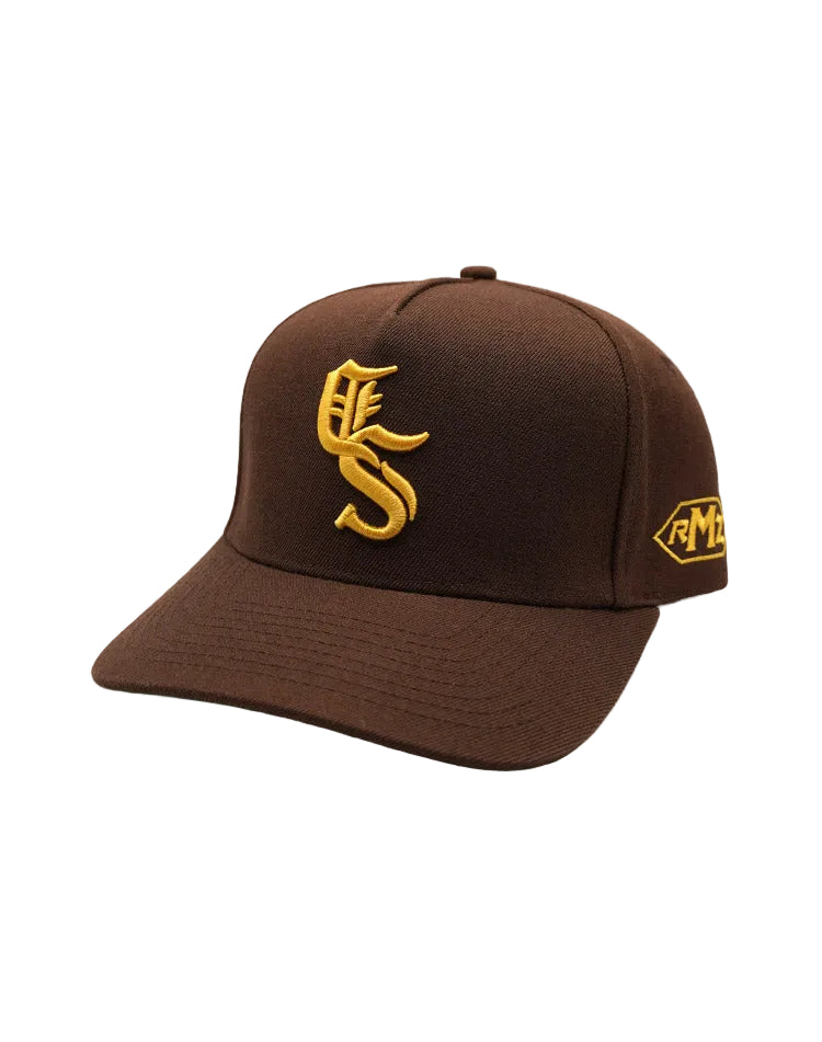 RUMORZ SD CLASSIC UPSIDE DOWN RMZ CAP BROWN-GOLD