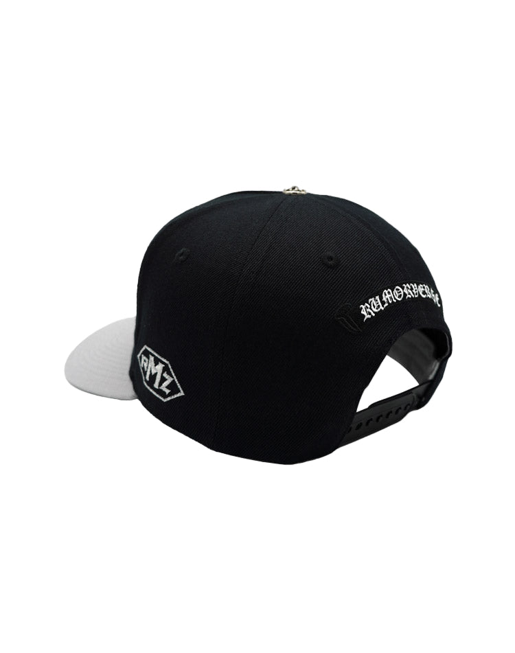 RUMORZ SQX CHROME UPSIDE DOWN RMZ CAP BLACK GREY