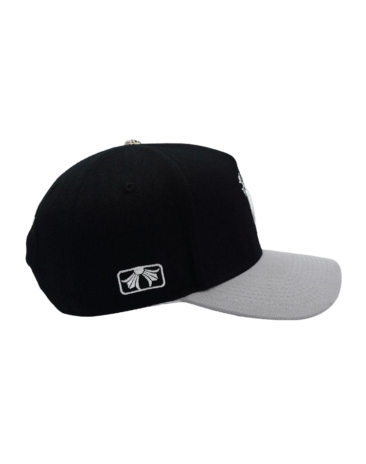 RUMORZ SQX CHROME UPSIDE DOWN RMZ CAP BLACK GREY