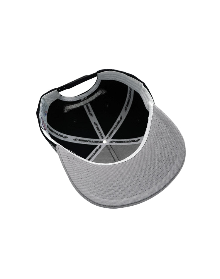RUMORZ SQX CHROME UPSIDE DOWN RMZ CAP BLACK GREY