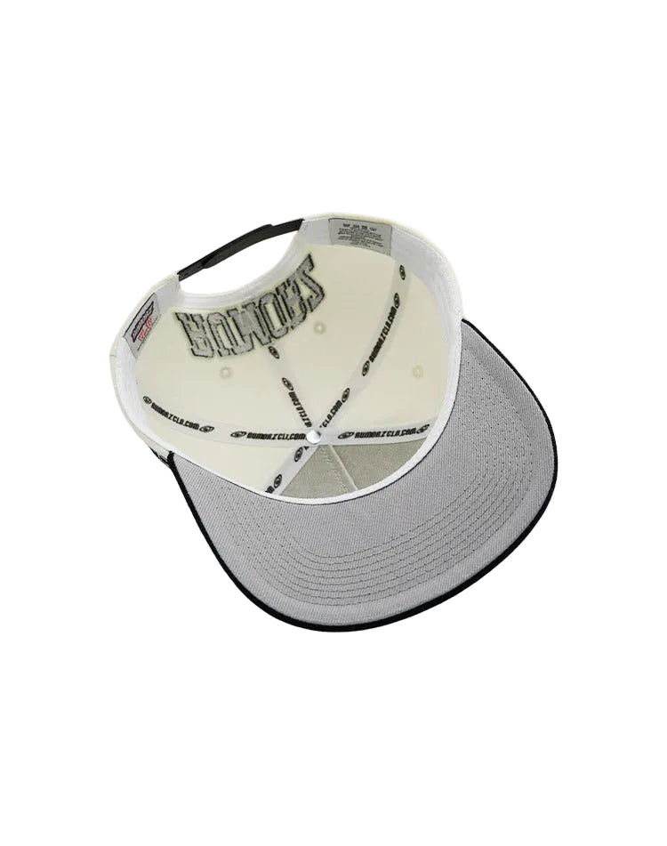 RUMORZ SQX CHROME UPSIDE DOWN RMZ CAP CREAM BLACK