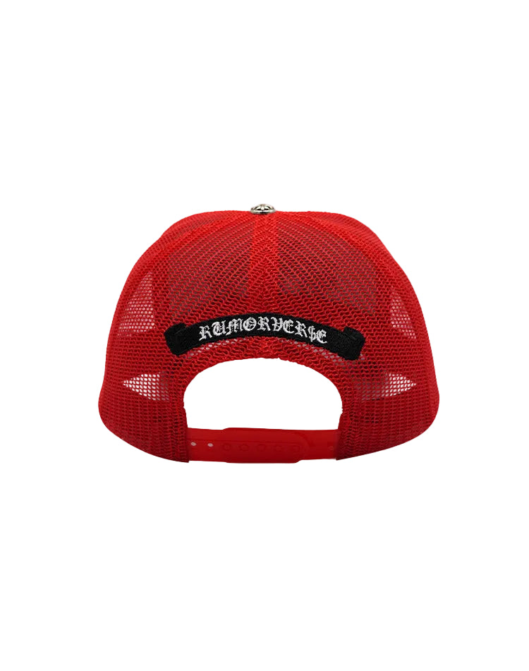 RUMORZ LA TRIPPLE CAMO RED TRUCKER RMZ CAP