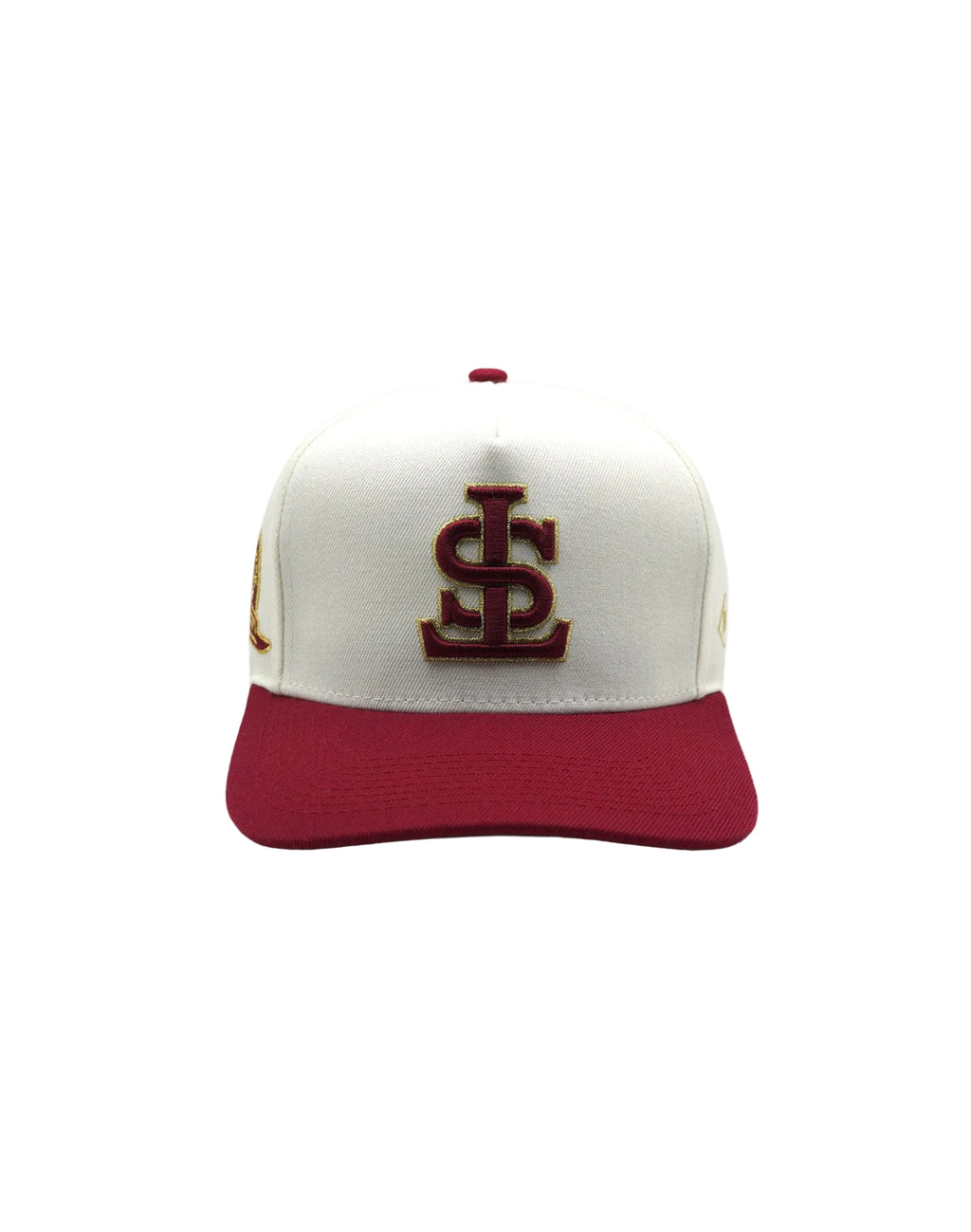 TS CLASSIC UPSIDE DOWN RMZ CAP CREAM BURGUNDY-GOLD