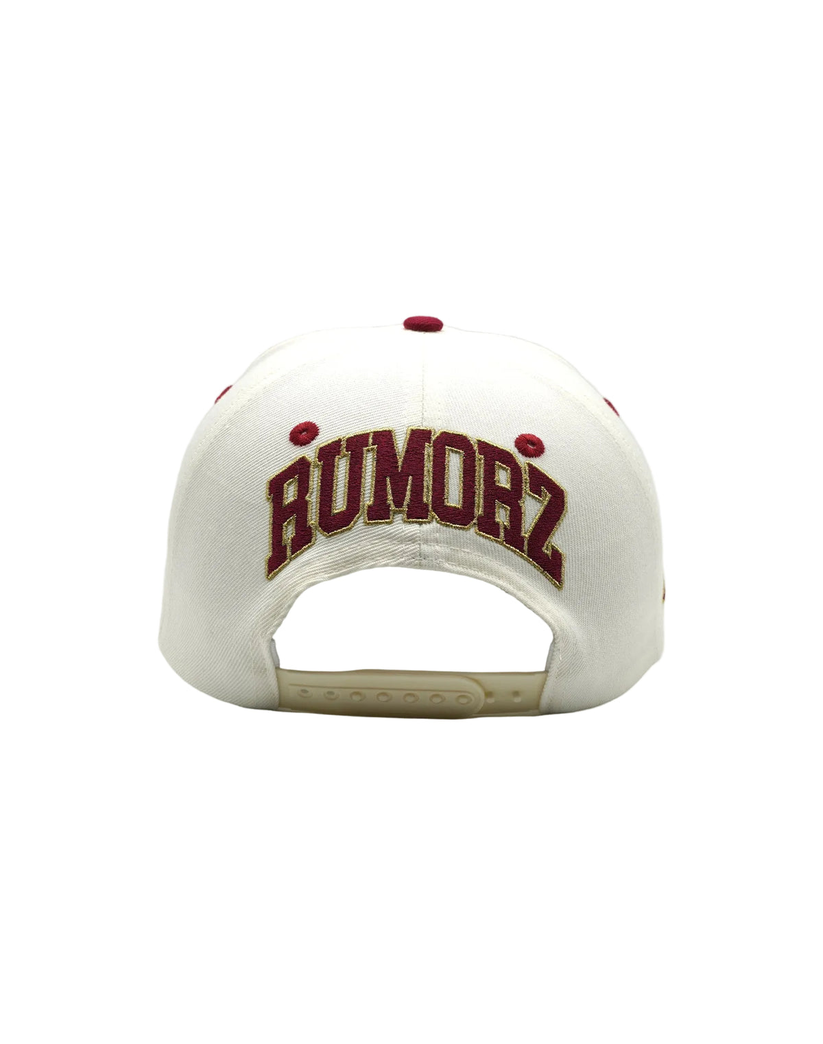 TS CLASSIC UPSIDE DOWN RMZ CAP CREAM BURGUNDY-GOLD