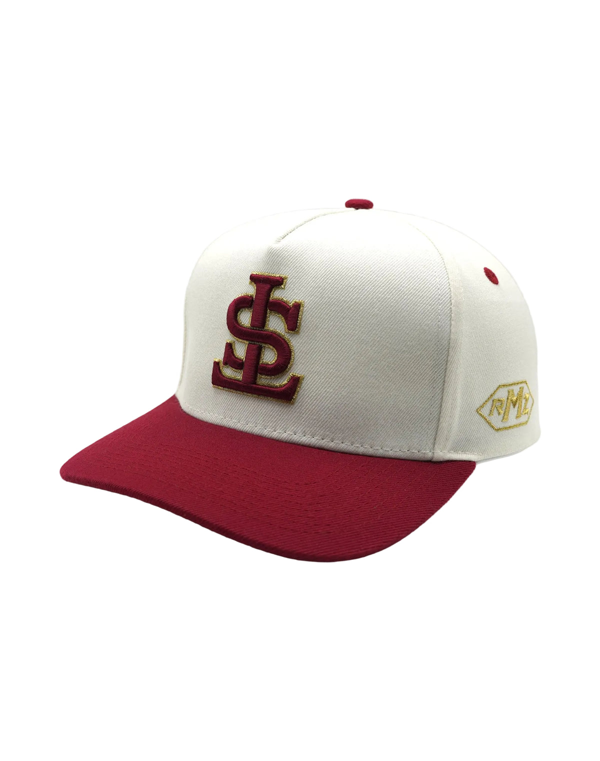 TS CLASSIC UPSIDE DOWN RMZ CAP CREAM BURGUNDY-GOLD