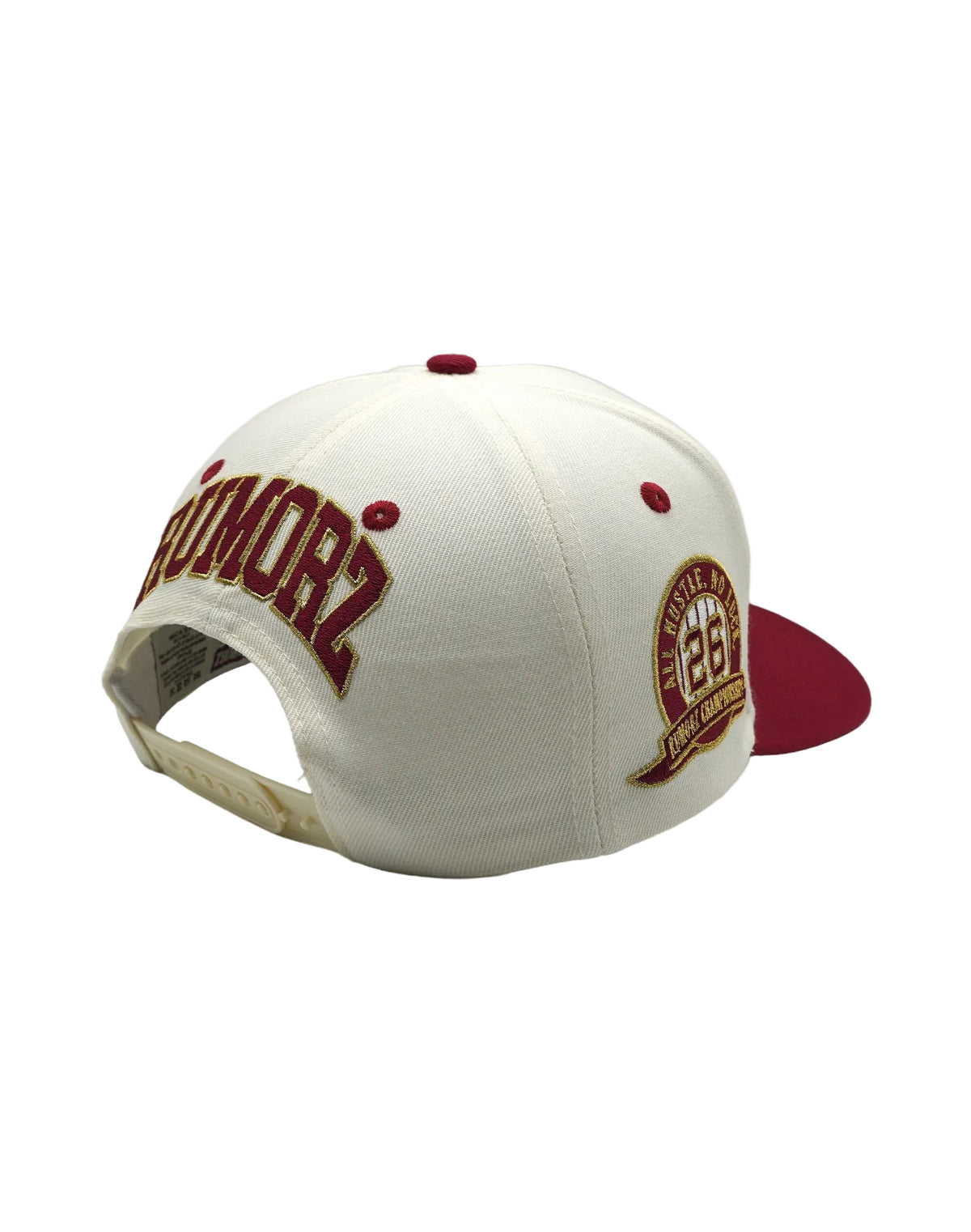 TS CLASSIC UPSIDE DOWN RMZ CAP CREAM BURGUNDY-GOLD