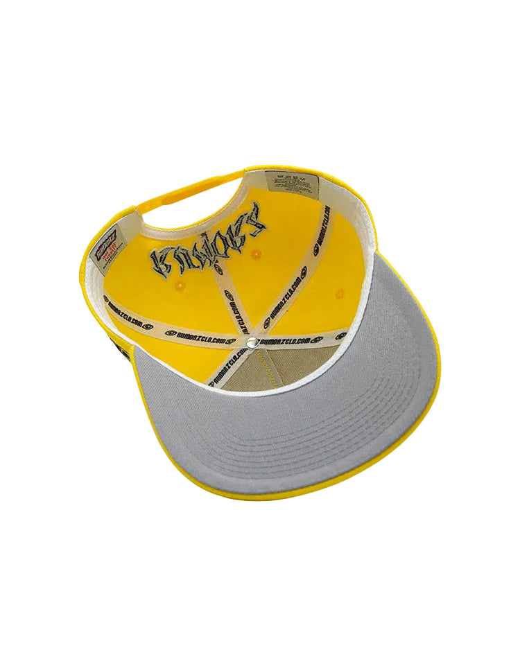 RUMORZ YAMBORGHINI UPSIDE DOWN RMZ CAP YELLOW